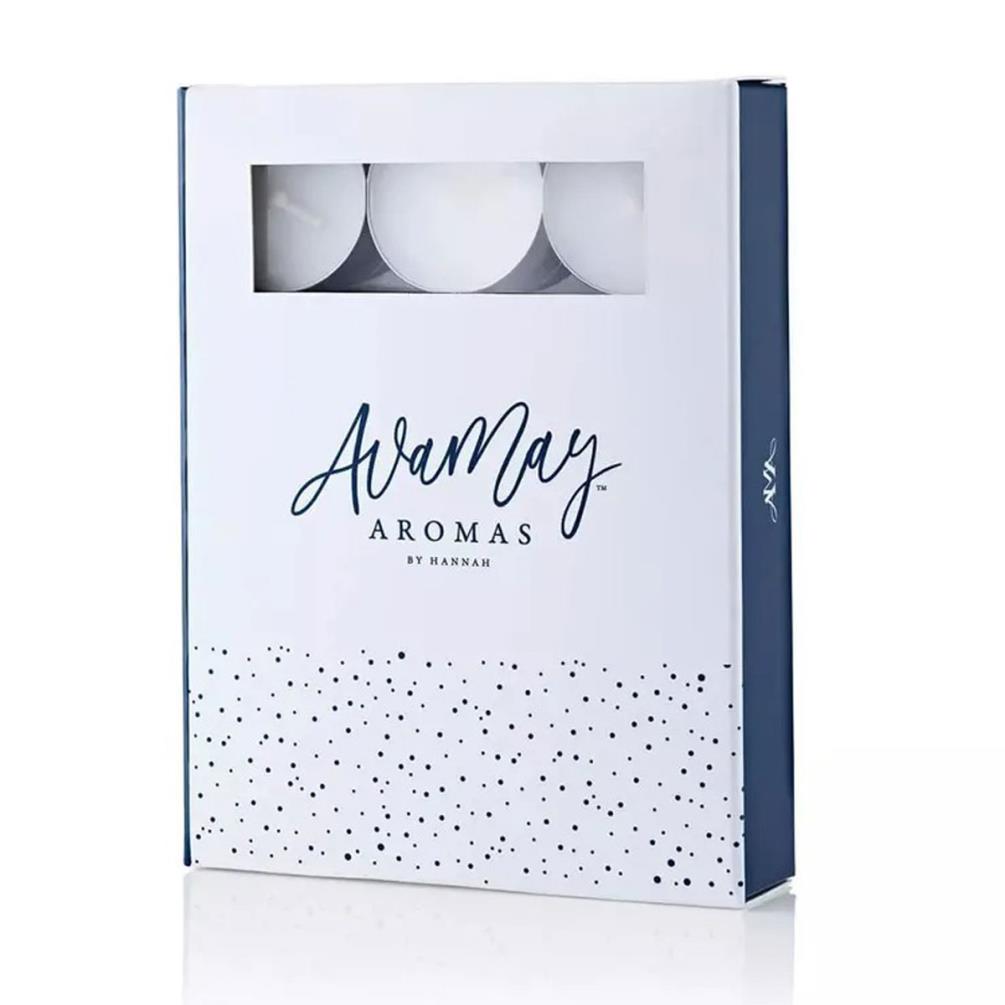 Ava May White Unscented Tea Light Candles (Pack of 24) £2.99